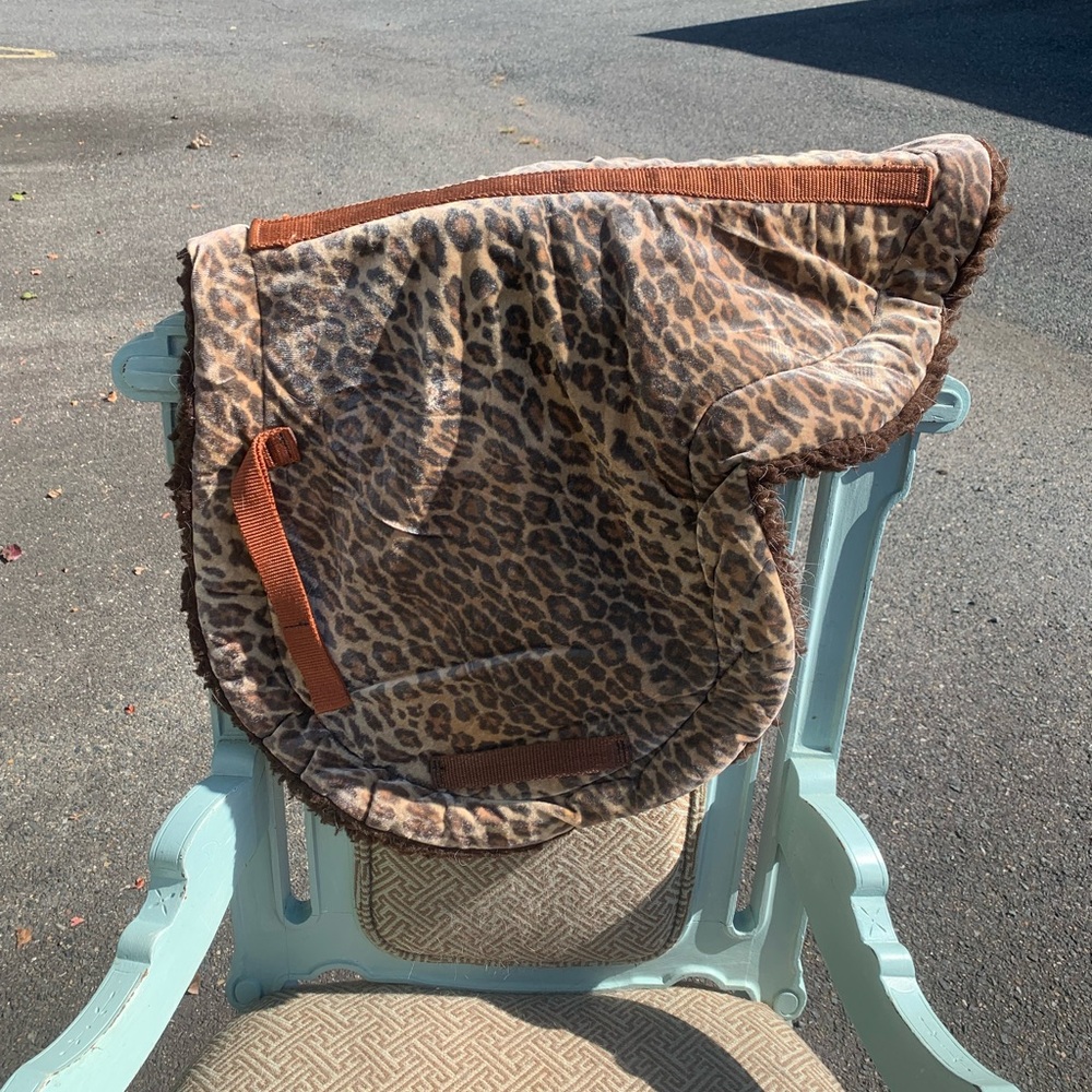 Cheetah English saddle pad